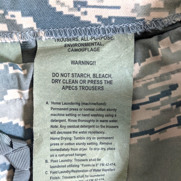 ABU Pattern All Weather Pants - Picture 6 of 6